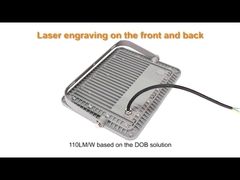 BK02 KCD Lampu Sorot LED Lumen Tinggi Luar Ruangan Dengan Sakelar Kontrol Warna