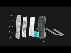 Lampu sorot surya perumahan aluminium TK07 KCD dengan pengisian cepat dan sakelar otomatis