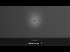 IK02 IP65 tahan air Luar ruangan lumen tinggi Lensa optik braket putar 180° Lampu sorot Led