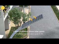 TR08 Lampu Jalan Tenaga Surya All In One 100w 200w 300w Perumahan Aluminium IP65 Kecerahan Tinggi