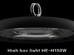 Lampu High Bay LED Industri HE-H Aluminium untuk Bodi Aluminium Kelas I