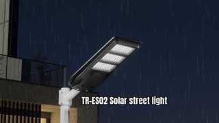 TR-ES02 Lampu Jalan Tenaga Surya Super Terang! Desain Peredupan Cerdas