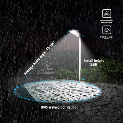 All In One Solar Powered LED Street Lights IP65 Green Energy ABS Radar Sensor 200 W 300 W 400 W