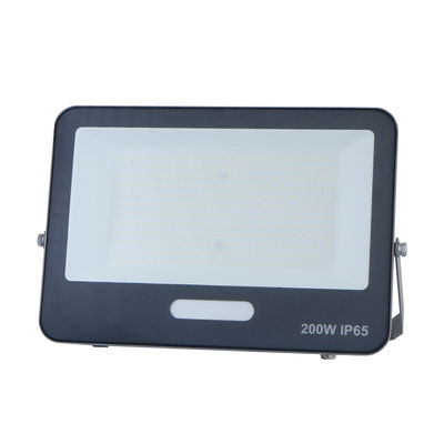 Suhu warna yang dapat disesuaikan Lampu banjir LED luar 3CCT 3000K 4000K 6500K IP65 bahan abu-abu tahan air untuk pencahayaan luar