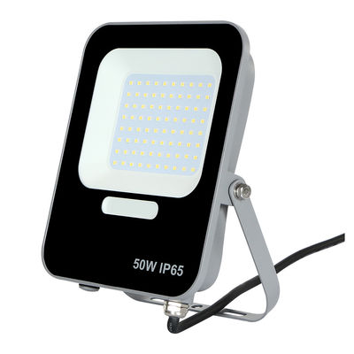 Ukuran Kecil 80lm / w IP65 50w SMD Ultrathin Led Flood Light Untuk Kantor